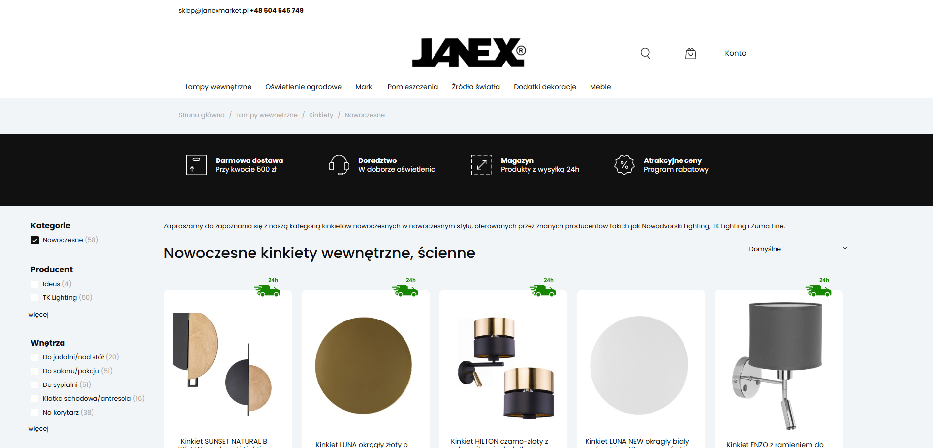 Jak dobrać nowoczesne kinkiety wewnętrzne do wystroju salonu? Praktyczny poradnik