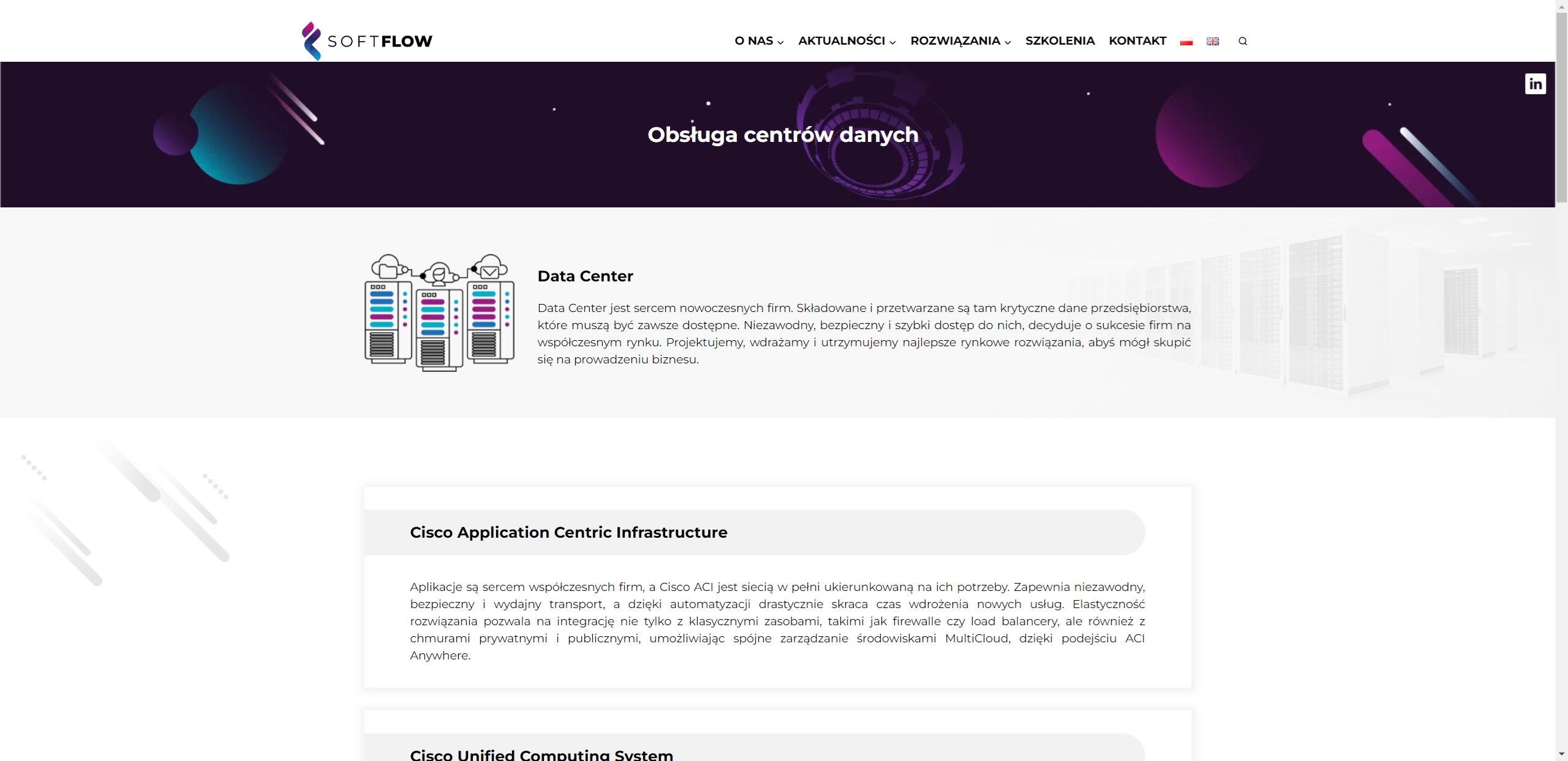Zakres usług, jakie obejmuje profesjonalna obsługa centrum danych