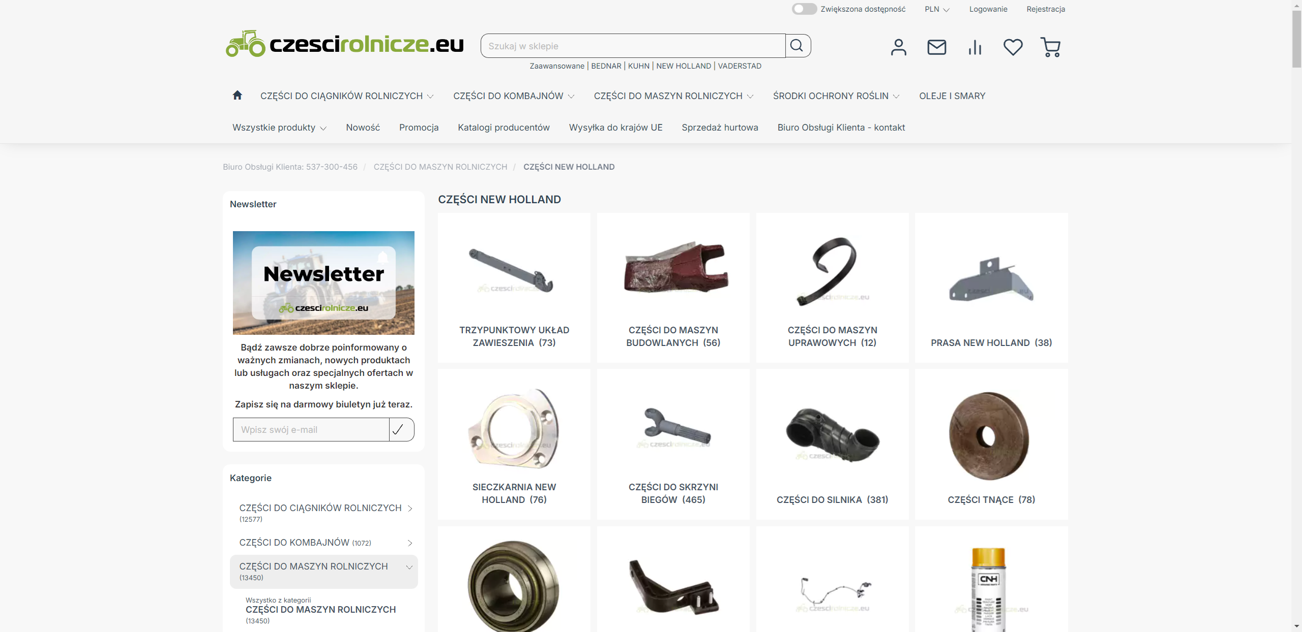 Części New Holland - jak wybrać odpowiednie do swojej maszyny?